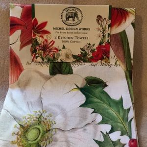 Merry Christmas Designer Holiday Kitchen Towel 2